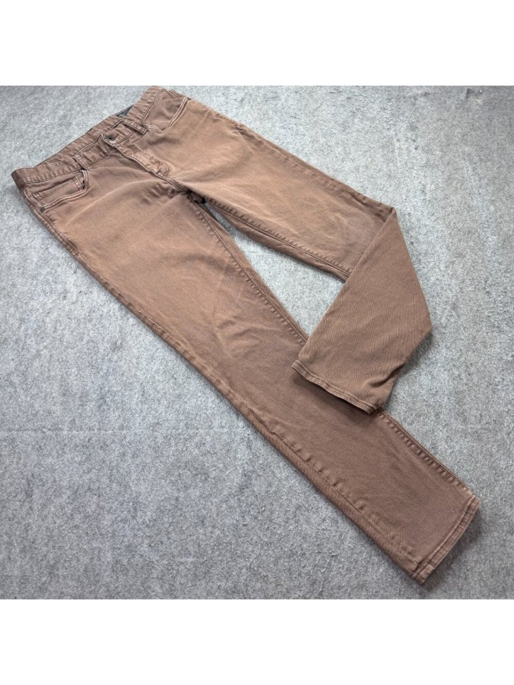 Roark Jeans Men 32 x 32 Brown Standard Slim Fit Tapered